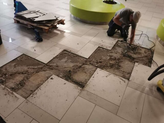 ulemiste keskuse plaatide remont 6